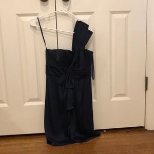 BCBG navy cocktail dress